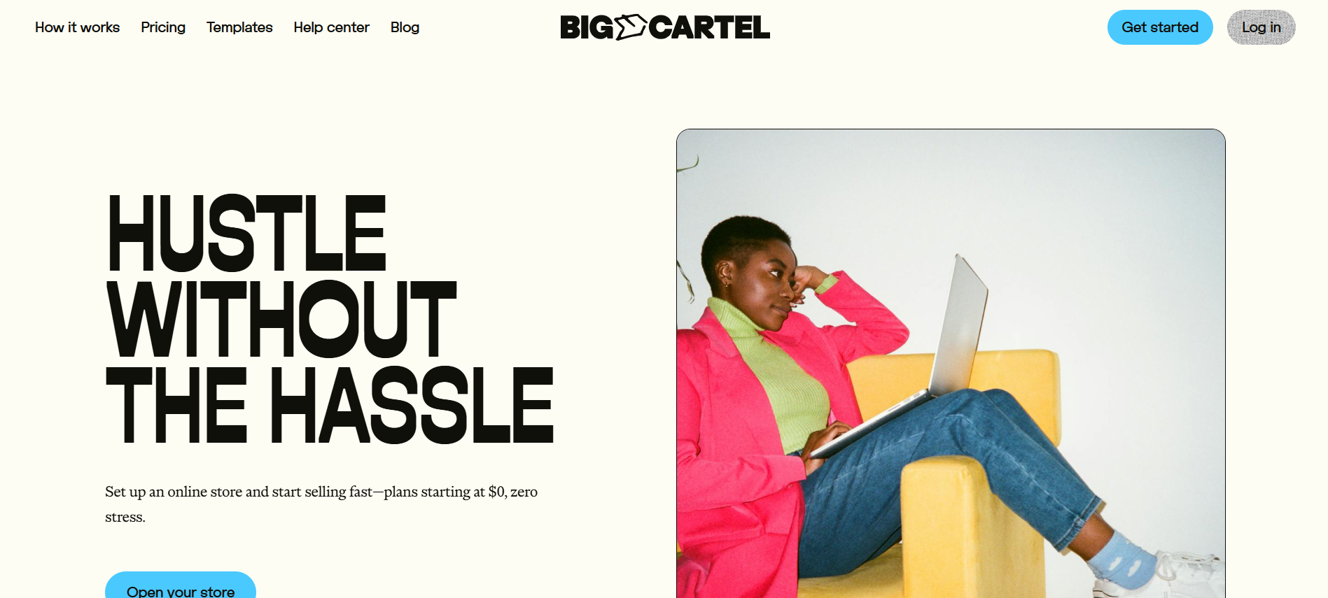 Big Cartel screenshot