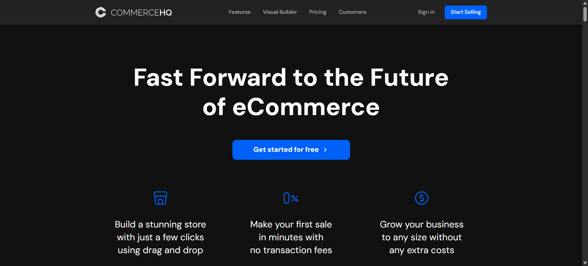 CommerceHQ screenshot