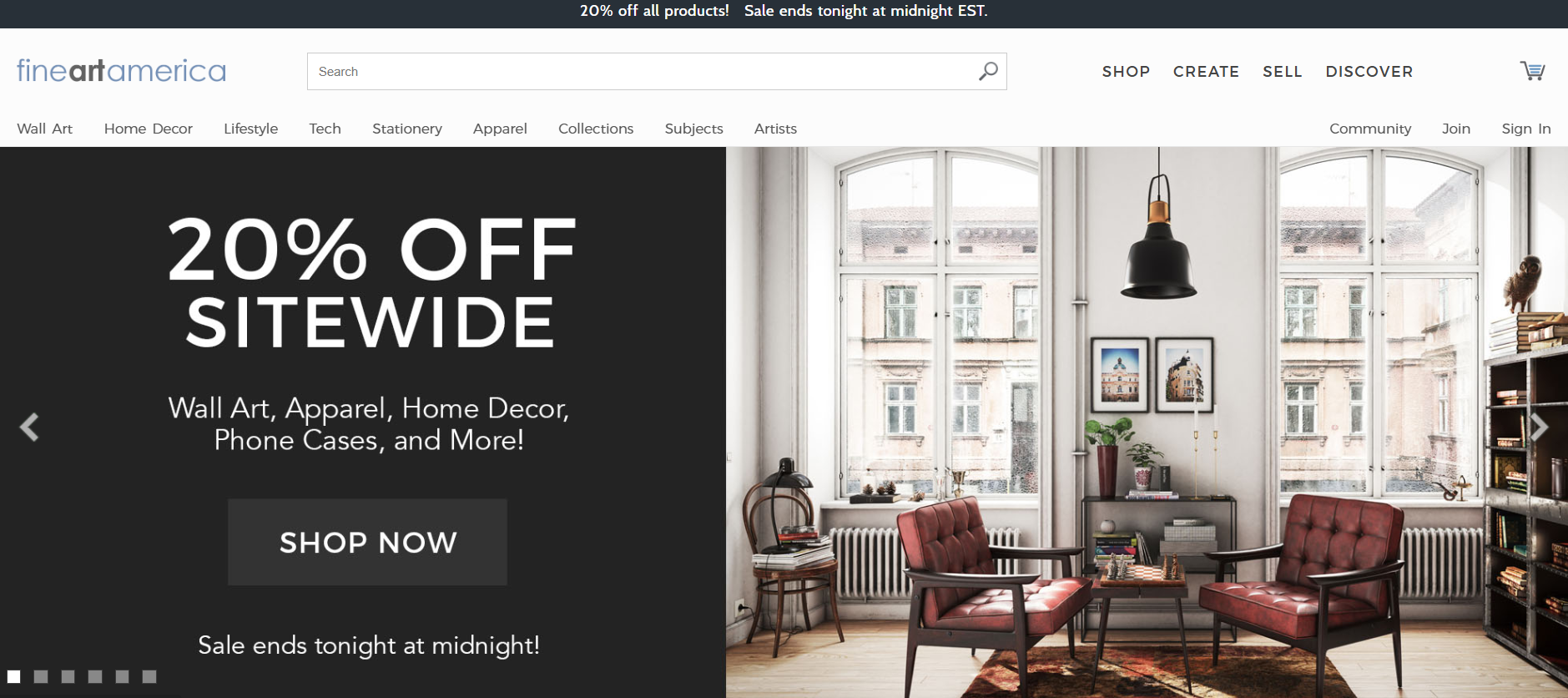 Fineartamerica screenshot