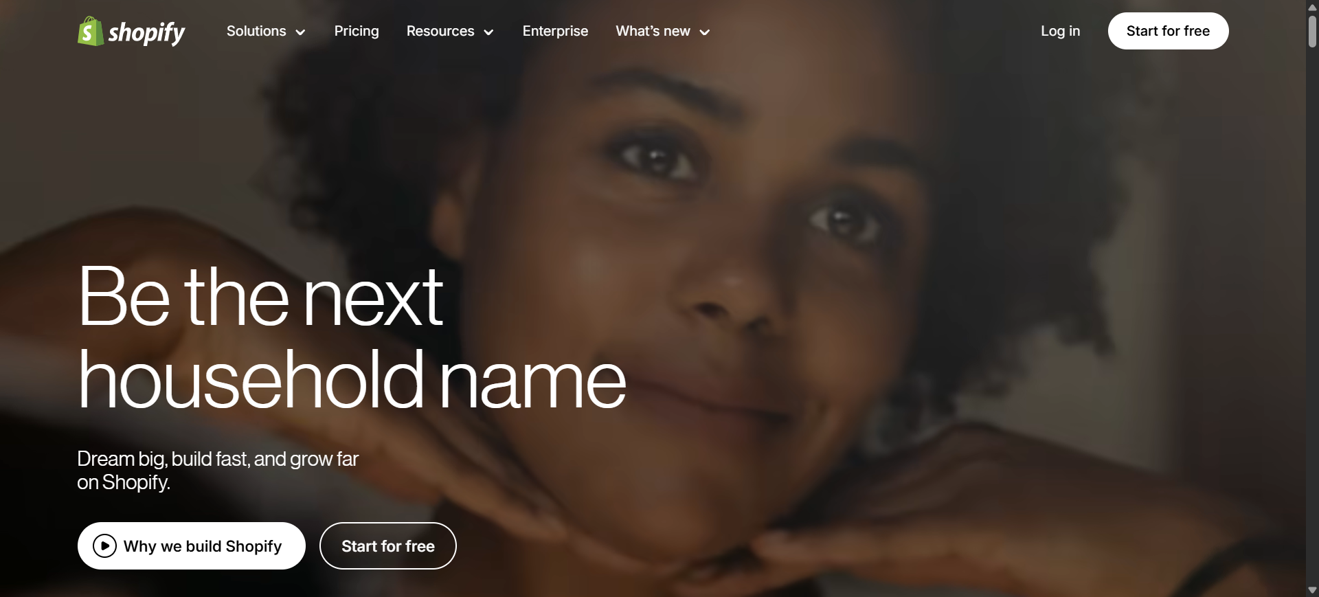 Shopify screenshot