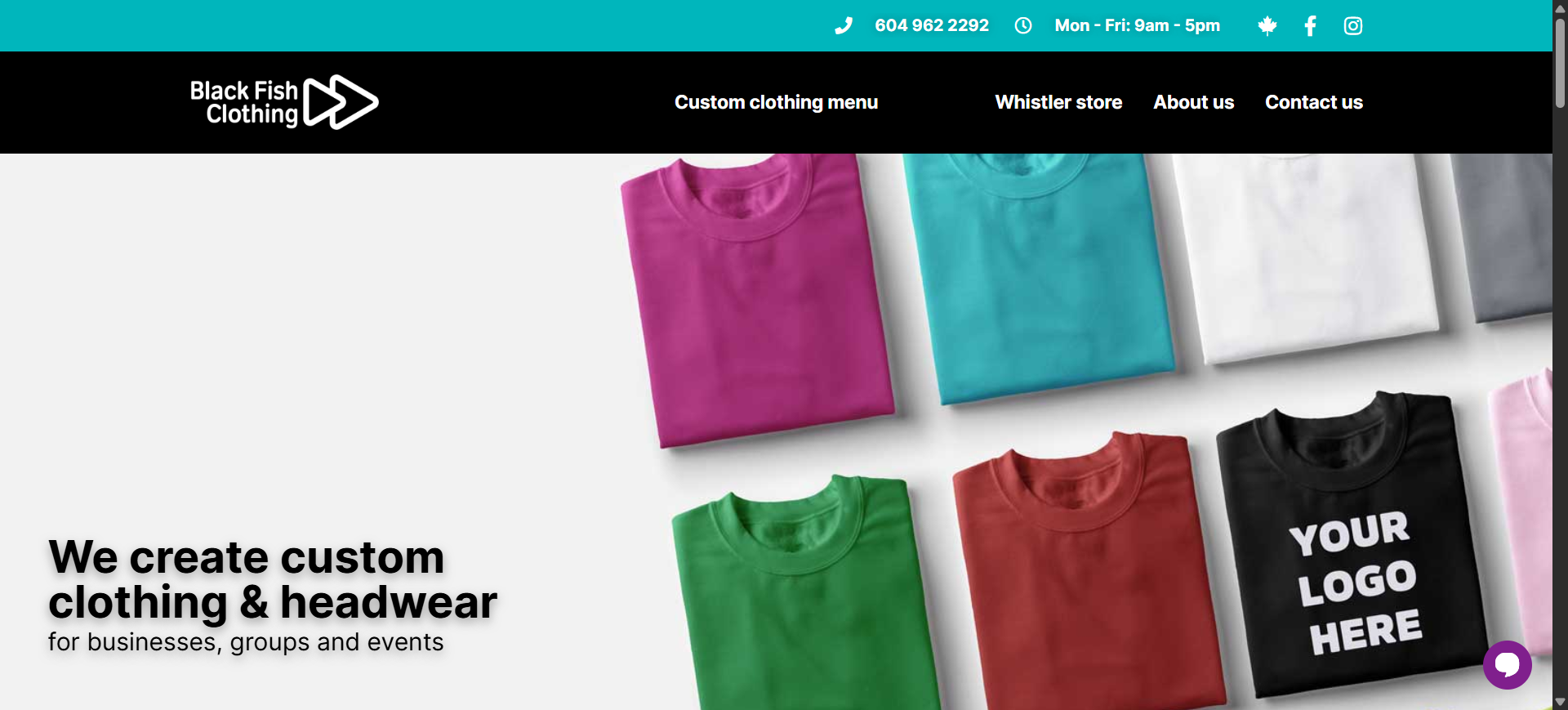 blackfishclothing screenshot