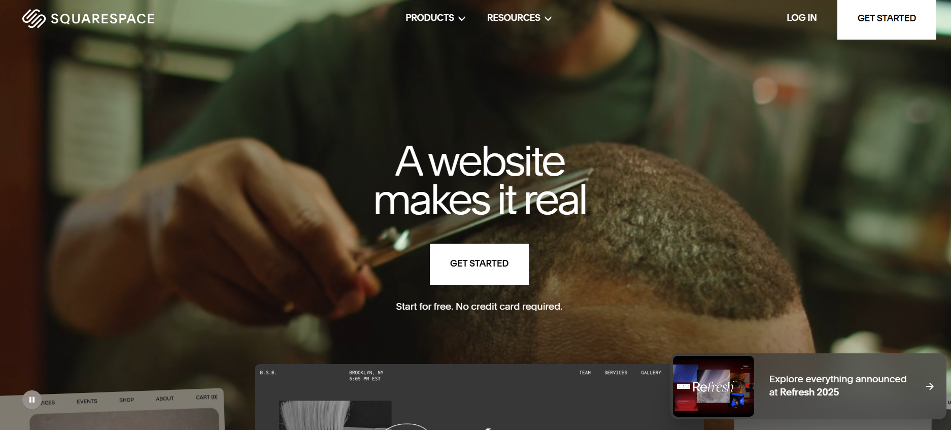 squarespace screenshot