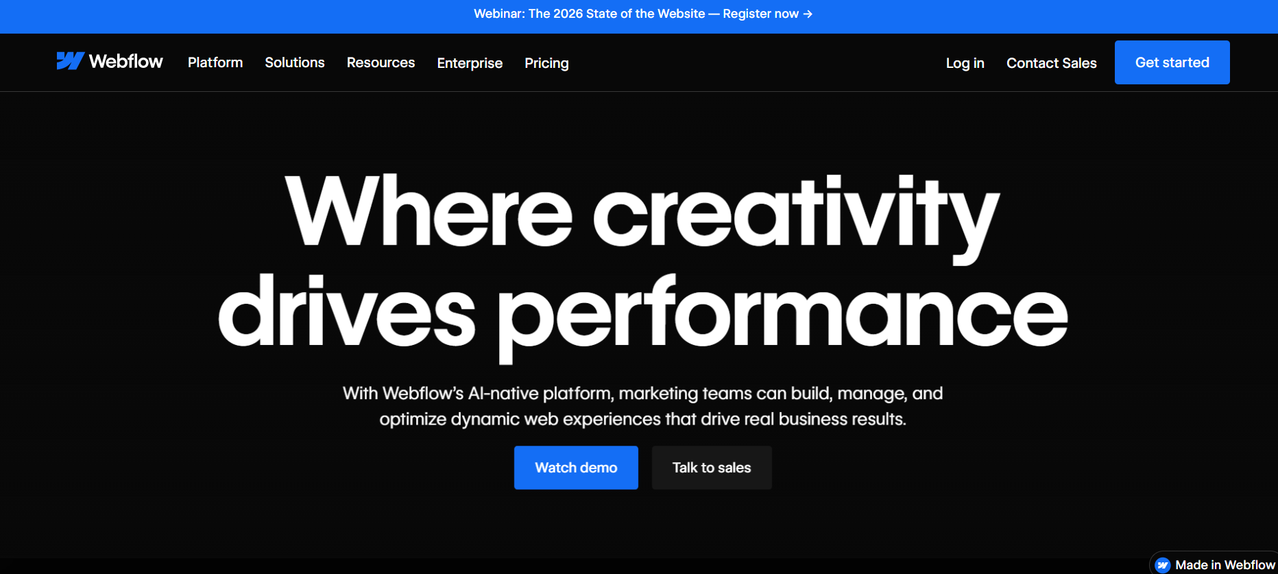 webflow screenshot
